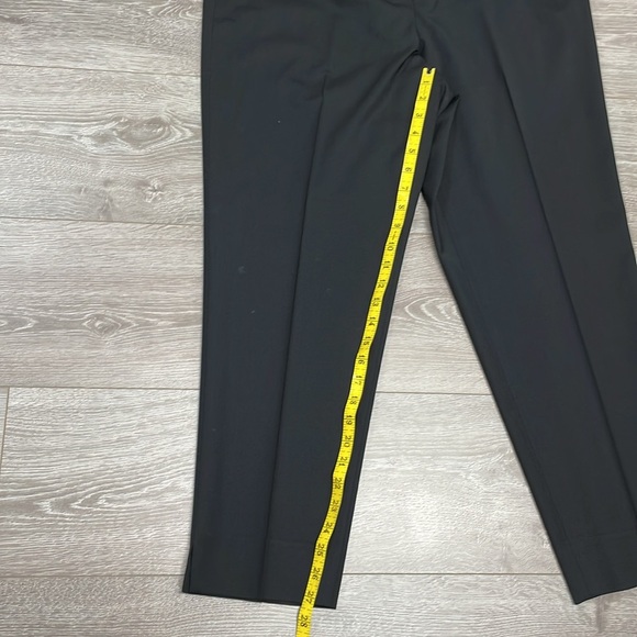NWOT Lafayette New York Stretch Wool Flat Front Side Zip Trouser Pants 14 - Picture 10 of 15